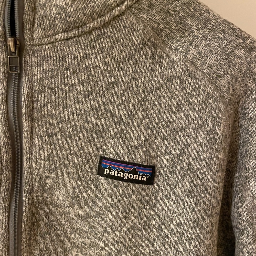 Like New Patagonia Women's Better Sweater® 1/4-Zip Fleece - Birch white